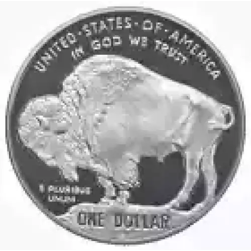 2001 American Buffalo Proof Silver Dollar - Box & COA