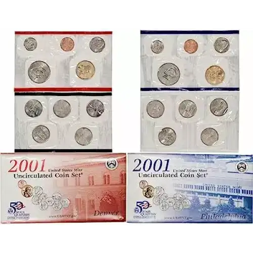 2001 Mint Set - 20 Piece P-D ($5.82 FV) - Set