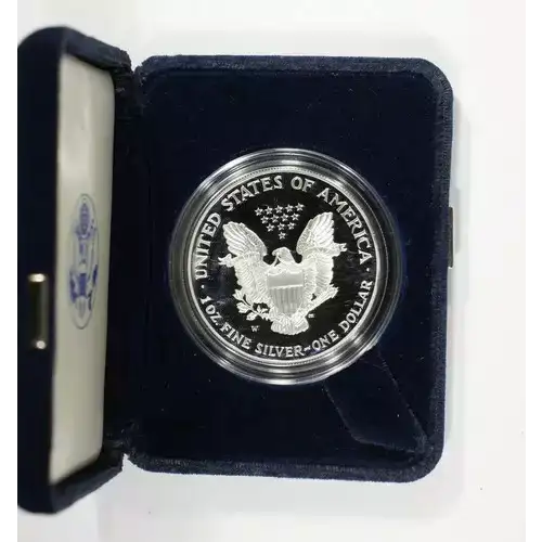 2001 W 1oz Silver Eagle  Proof - with Original Govt Packaging