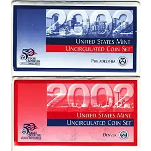 2002 Mint Set - 20 Piece P-D ($5.82 FV) - Set