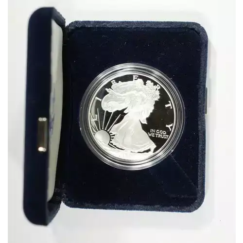 2002 W 1oz Silver Eagle  Proof - with Original Govt Packaging
