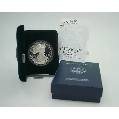 2003 W 1oz Silver Eagle  Proof - with Original Govt Packaging