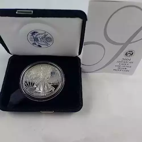 2004 American Silver Eagle Proof Dollar