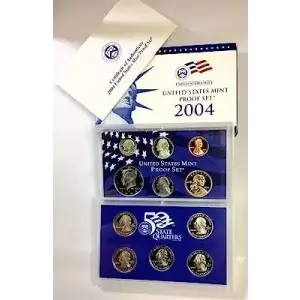 2004 Clad Proof Set - 11 Piece ($2.96 FV) - Set