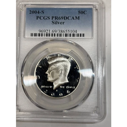 2004-S 50C Silver, DCAM