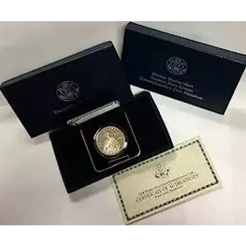 2004 Thomas Alva Edison Proof Silver Dollar - Box & COA