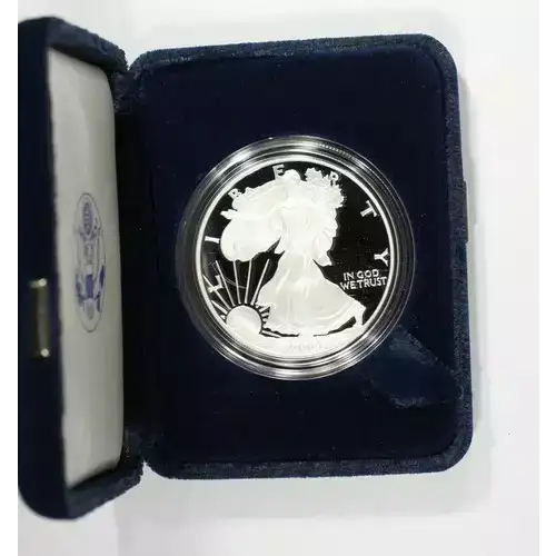 2004 W 1oz Silver Eagle  Proof - with Original Govt Packaging