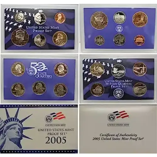 2005 Clad Proof Set - 11 Piece ($2.96 FV) - Set