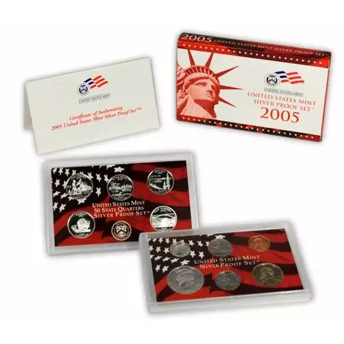 2005 Silver Proof Set - 11 Piece Silver ($2.96 FV)