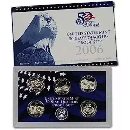 2006 S Clad Quarter Proof Set ($1.25 FV) - Set