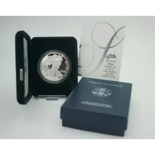 2006 W 1oz Silver Eagle  Proof - with Original Govt Packaging