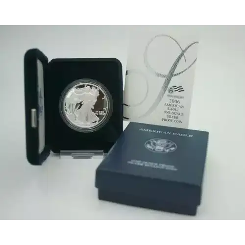 2006 W 1oz Silver Eagle  Proof - with Original Govt Packaging