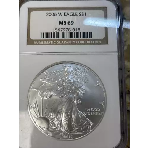 2006 W BURNISHED SILVER EAGLE