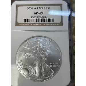 2006 W BURNISHED SILVER EAGLE