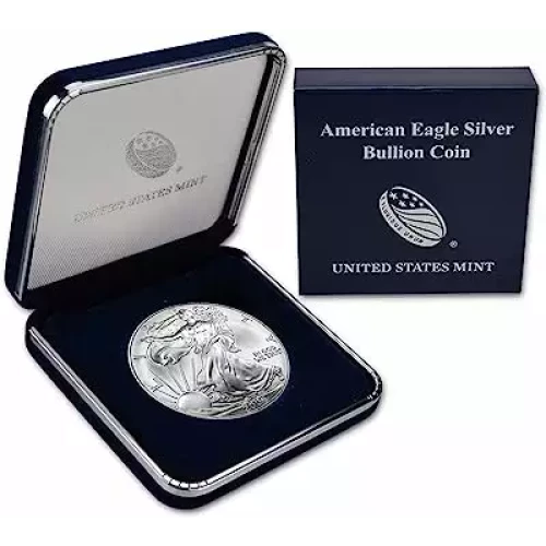 2007 Burnished Silver Eagle  Dollar