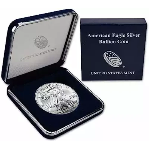 2007 Burnished Silver Eagle  Dollar