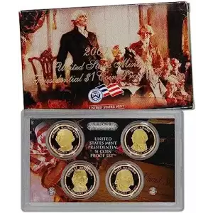 2007 Presidential Proof Dollar Set