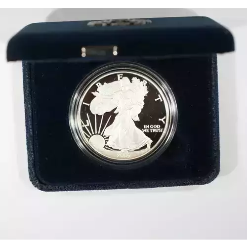 2007 W 1oz Silver Eagle  Proof - with Original Govt Packaging 