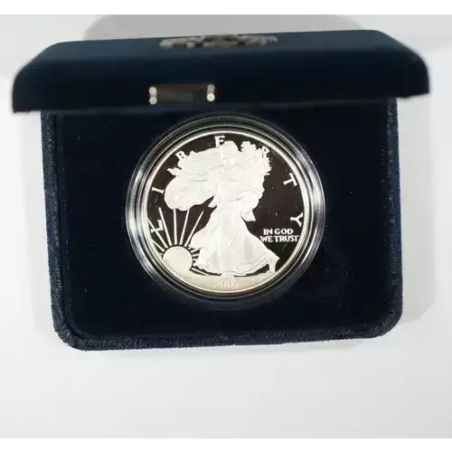 2007 W 1oz Silver Eagle  Proof - with Original Govt Packaging