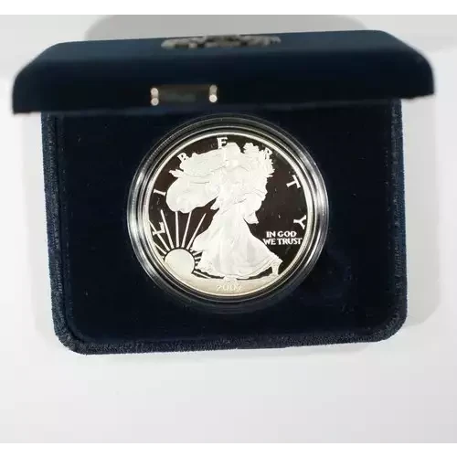 2007 W 1oz Silver Eagle  Proof - with Original Govt Packaging
