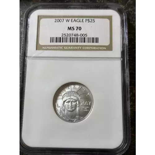 2007 W BURNISHED PLATINUM EAGLE