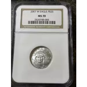 2007 W BURNISHED PLATINUM EAGLE
