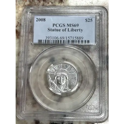 2008 $25 Statue of Liberty