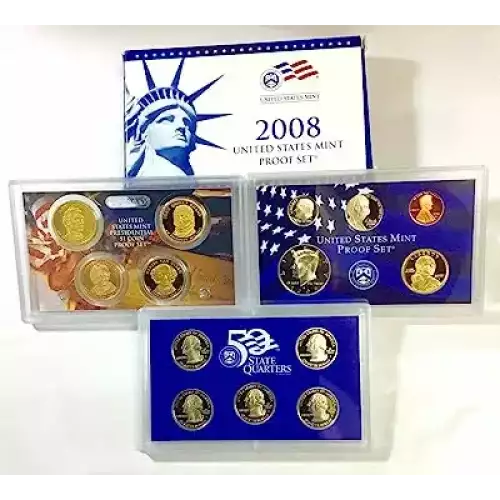 2008 Clad Proof Set - 14 Piece ($6.91 FV) - Set