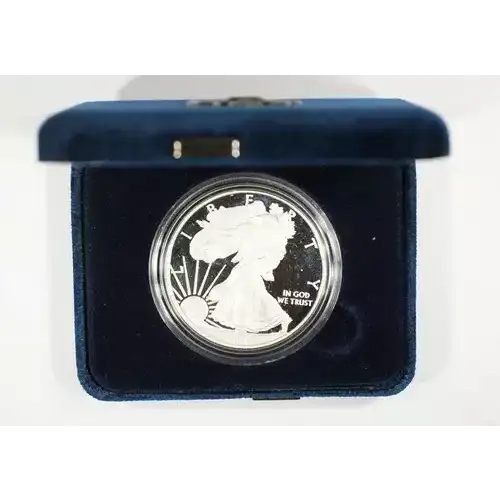 2008 W 1oz Silver Eagle  Proof - with Original Govt Packaging