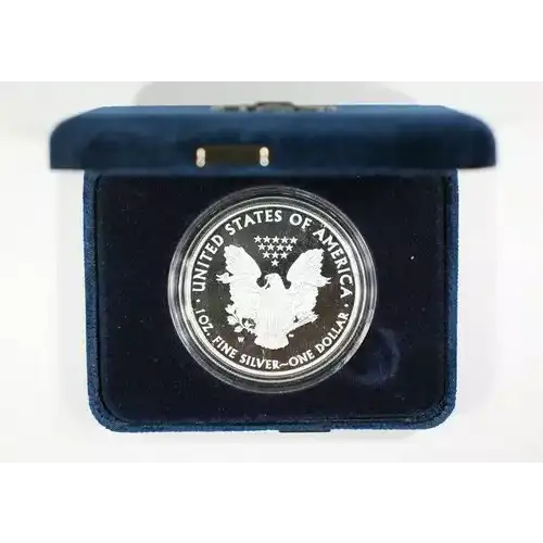 2008 W 1oz Silver Eagle  Proof - with Original Govt Packaging