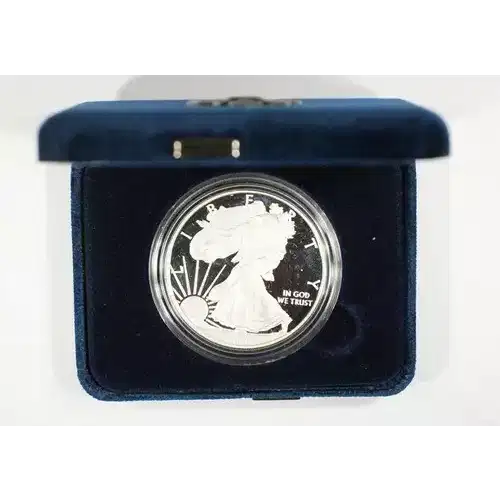2008 W 1oz Silver Eagle  Proof - with Original Govt Packaging