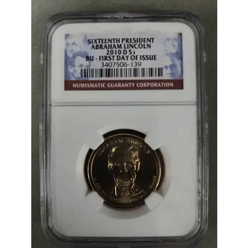 2010 ABRAHAM LINCOLN SIXTEENTH PRESIDENT (2)