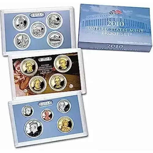 2010 Clad Proof Set - 14 Piece ($6.91 FV) - Set