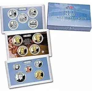 2010 Clad Proof Set - 14 Piece ($6.91 FV) - Set