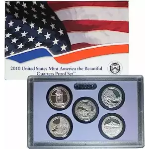  2010 Clad Quarter Proof Set