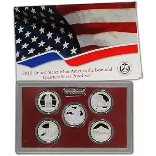 2010 S 5 Piece Quarter Silver ($1.25 FV) - Set (5)