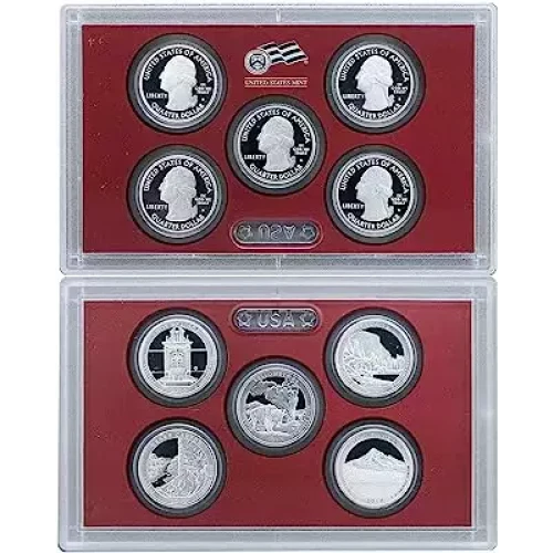 2010 Silver Quarter Proof Set - 5 Piece ($1.25 FV) - Set