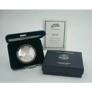 2010 W 1oz Silver Eagle  Proof - with Original Govt Packaging
