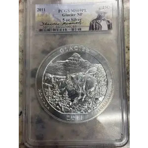 2011 25C Glacier NP 5 oz Silver, PL