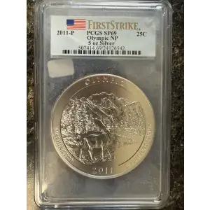 2011-P 25C Olympic NP 5 oz Silver - First Strike