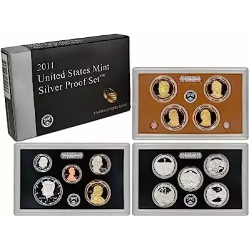 2011 Silver Proof Set - 14 Piece Silver ($6.91 FV) - Set