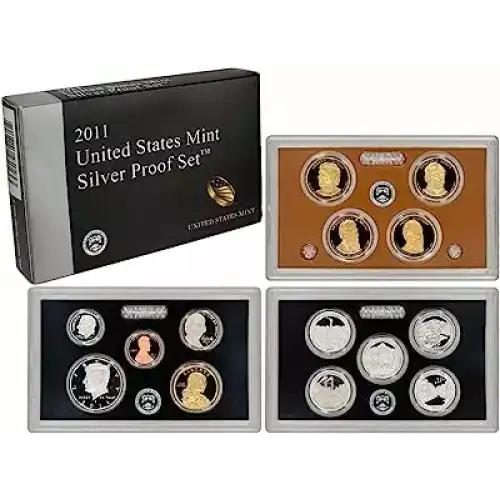 2011 Silver Proof Set - 14 Piece Silver ($6.91 FV) - Set