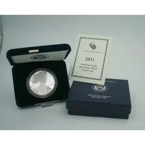 2011 W 1oz Silver Eagle  Proof - with Original Govt Packaging