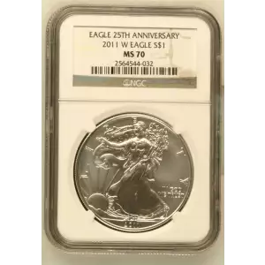 2011 W BURNISHED SILVER EAGLE (2)