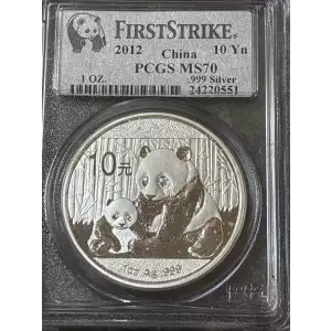 2012 10 Yn Panda Silver PAN-560A First Strike