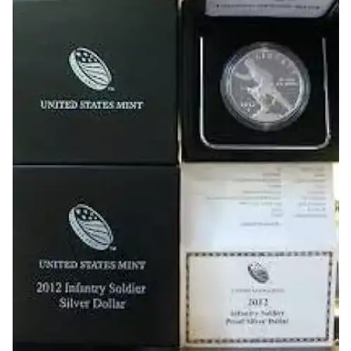 2012 Infantry Soldier Proof Dollar