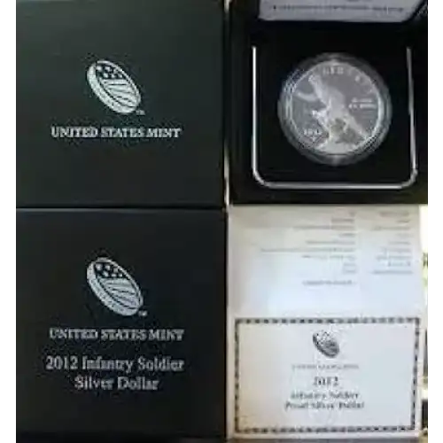 2012 Infantry Soldier Proof Dollar