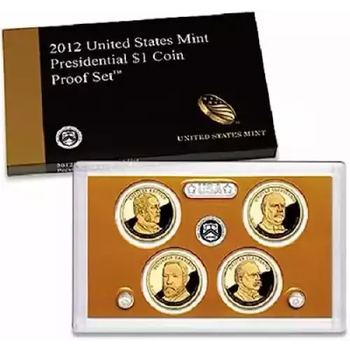 2012 Presidential Proof Dollar Set 
