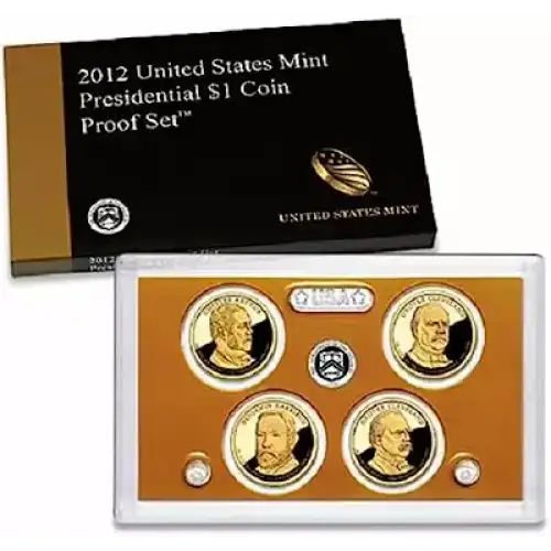 2012 Presidential Proof Dollar Set