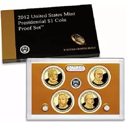 2012 Presidential Proof Dollar Set